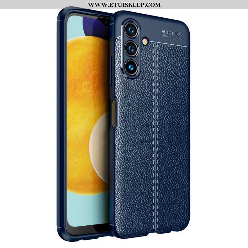 Etui do Samsung Galaxy A13 5G / A04s Efekt Skóry Liczi Z Podwójną Linią